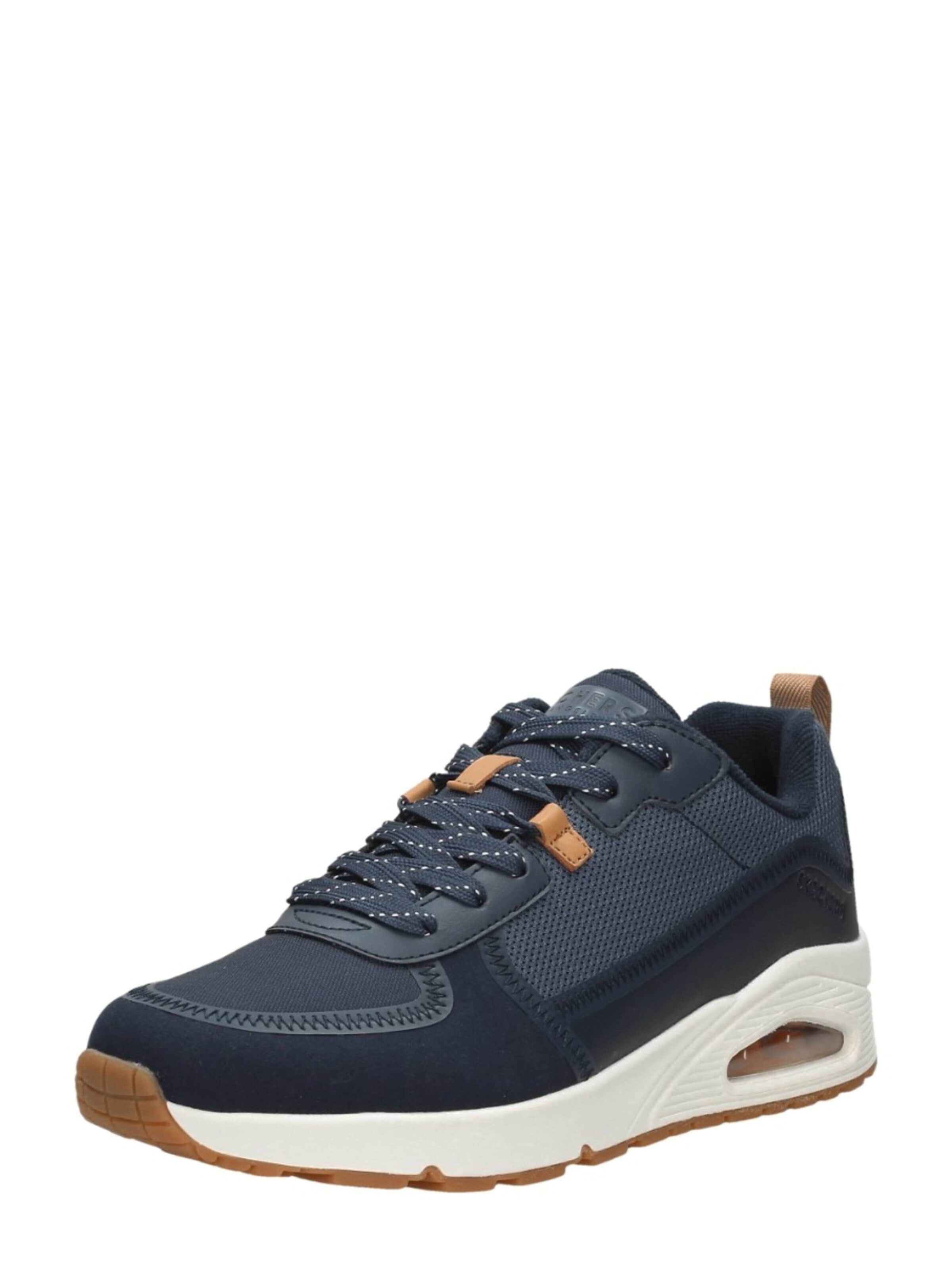 SKECHERS Sneakers laag 'Uno - Layover' in Blauw