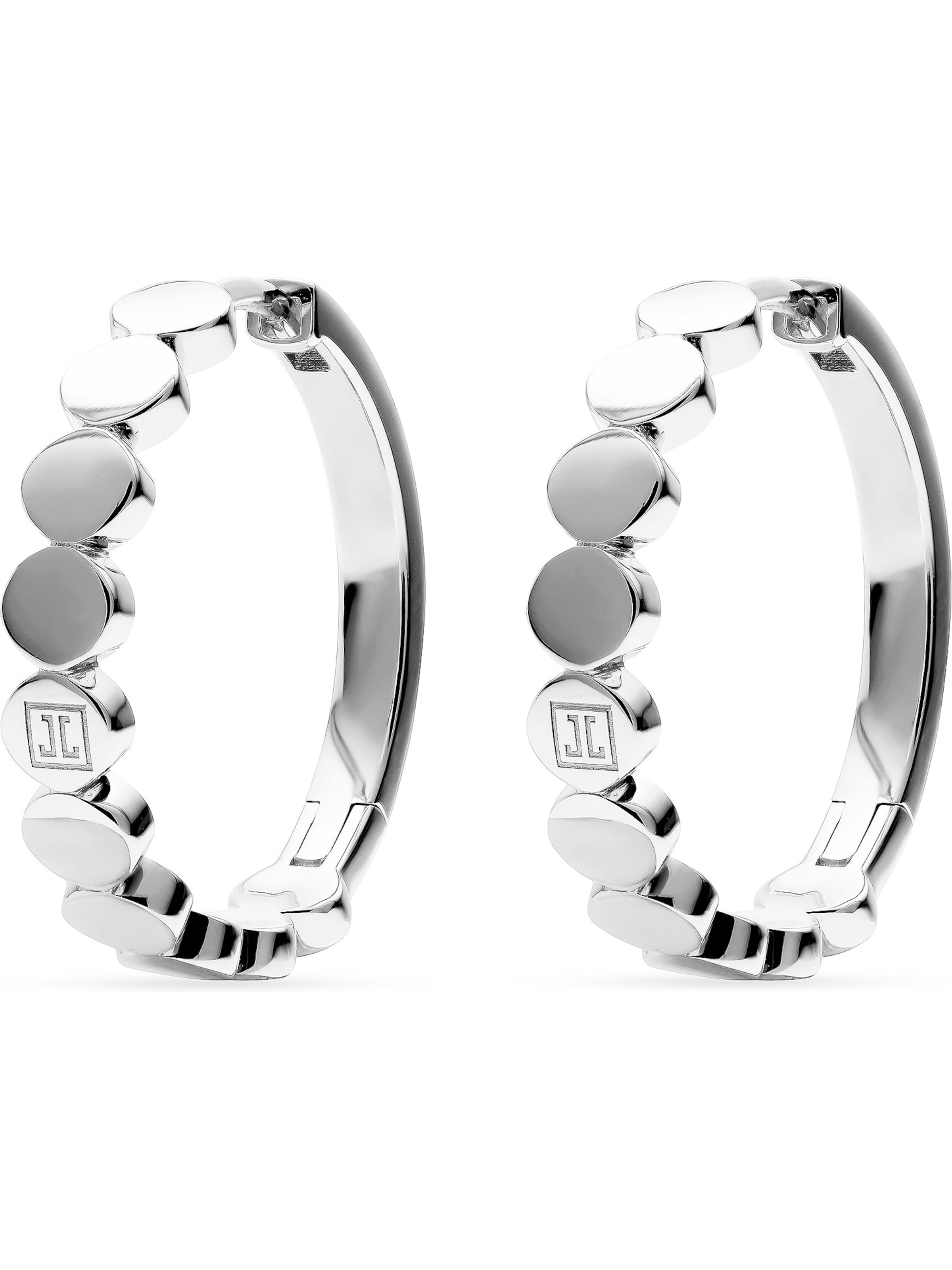 JETTE Earrings in Silver: front