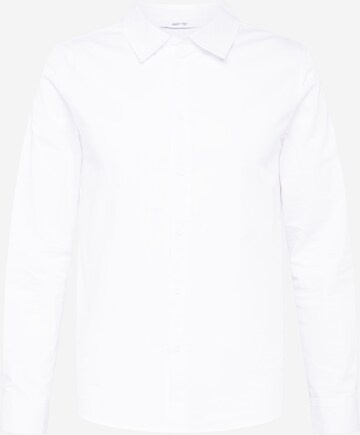ABOUT YOU - Slim Fit Camisa 'Moritz' em branco: frente
