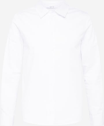 ABOUT YOU - Slim Fit Camisa 'Moritz' em branco: frente