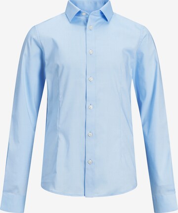 Coupe regular Chemise 'Parma' Jack & Jones Junior en bleu : devant