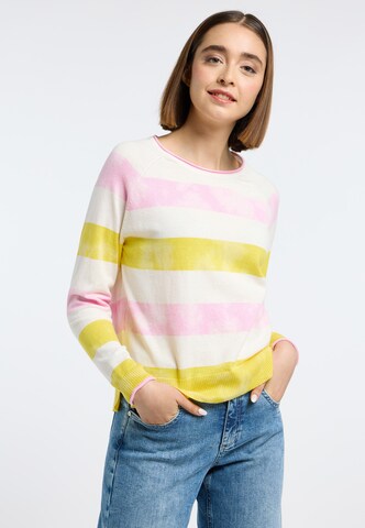 Frieda & Freddies NY Strickpoberteil in Gelb: Vorderseite