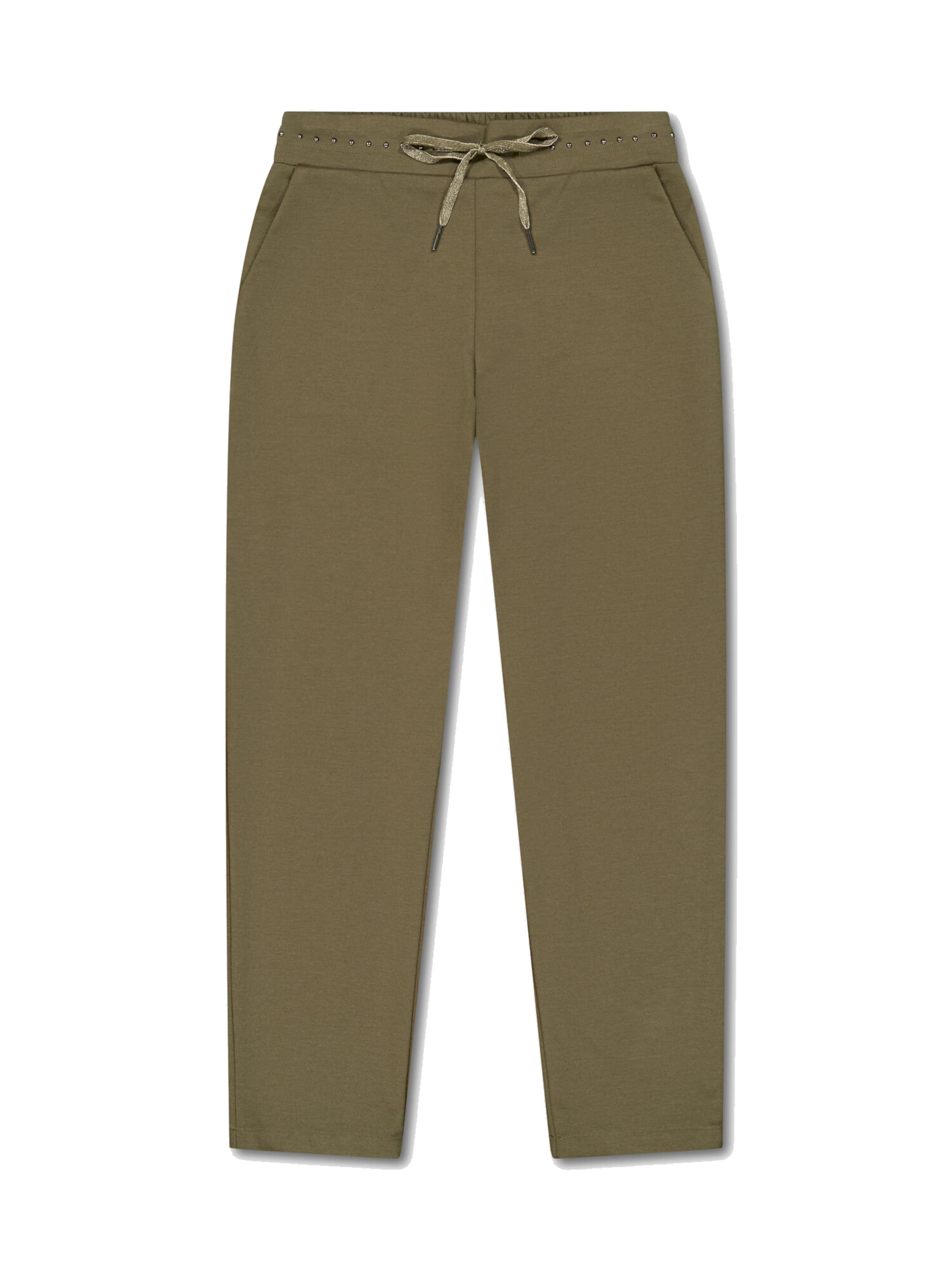 Regular Pantalon chino 'RAVEN' Le Temps Des Cerises en vert : devant