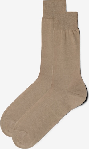 IUMAN Intimissimi Uomo Socks in Beige: front