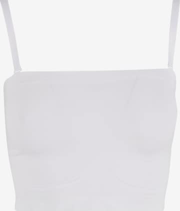 Haut modelant Lykkeland Atelier en blanc : devant