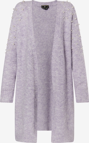 Cardigan faina en violet : devant