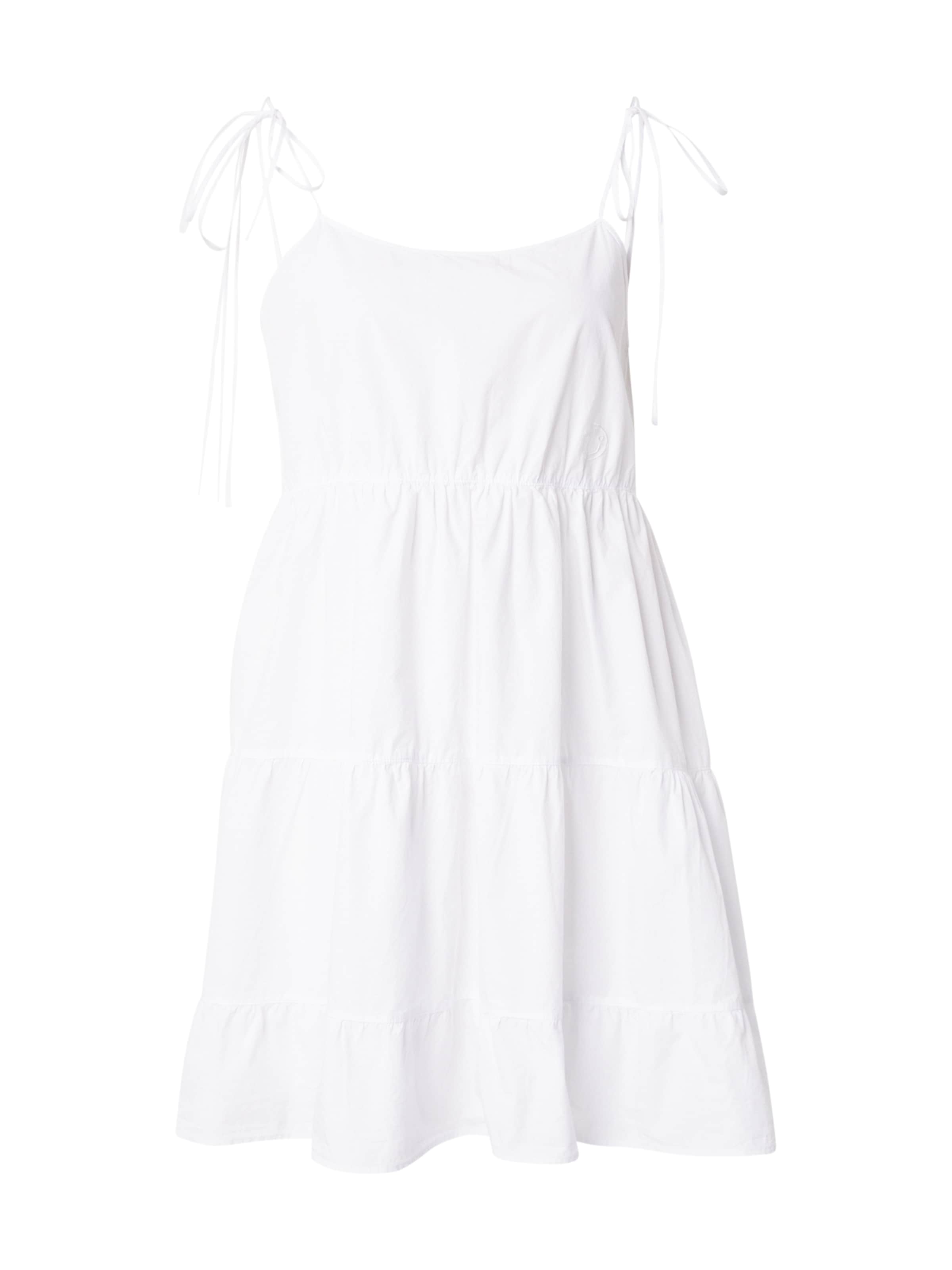 HUGO Letné šaty 'Karamela-1_B' - Biela: predná strana