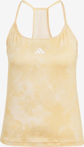 ADIDAS PERFORMANCE Sports Top 'Train Essentials' in Beige: front