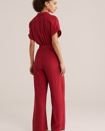 WE Fashion - Jumpsuit en rojo