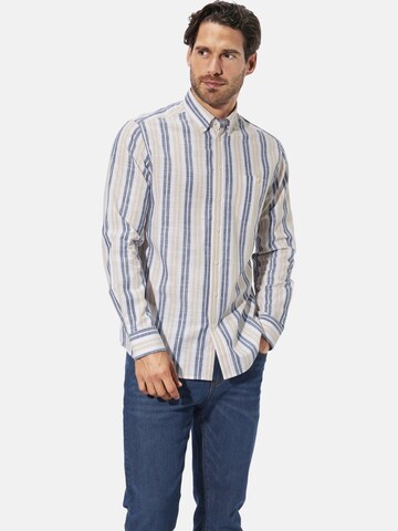 BABISTA Regular fit Button Up Shirt 'Marinetto' in Beige