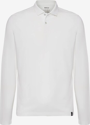 Boggi Milano Funktionsskjorte i hvid: forside