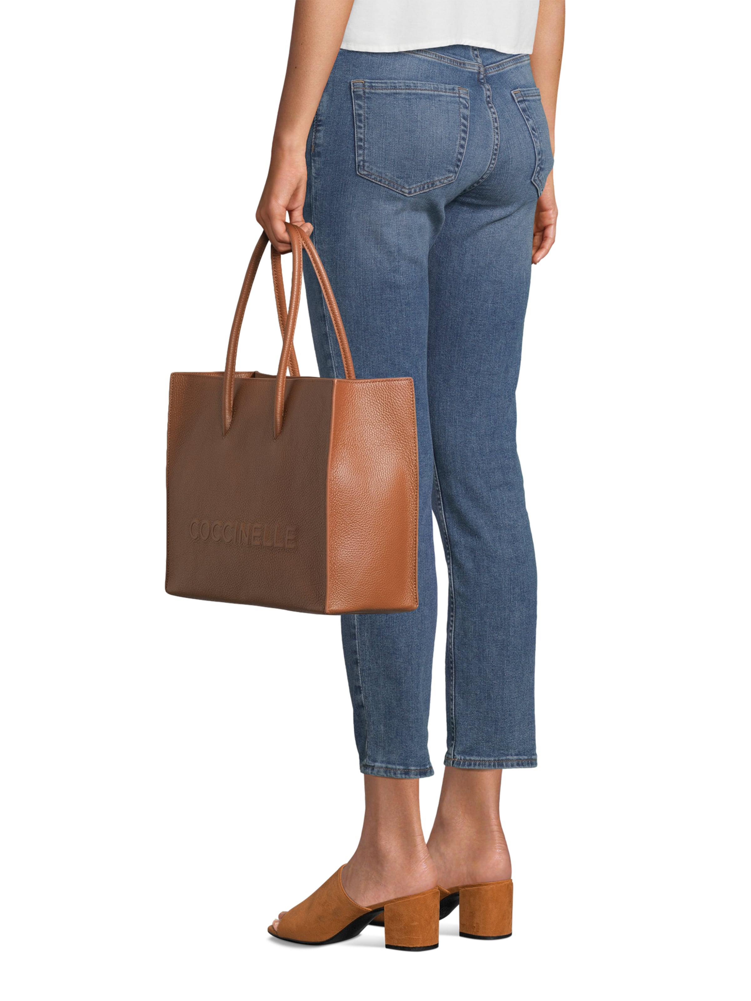 ruda Coccinelle Pirkinių krepšys: priekis