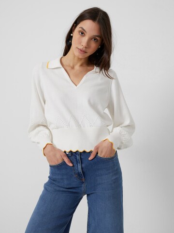 FRENCH CONNECTION Sweater 'Joy Mozart' in White: front