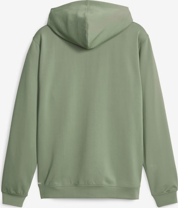 PUMA Athletic Zip-Up Hoodie in Green