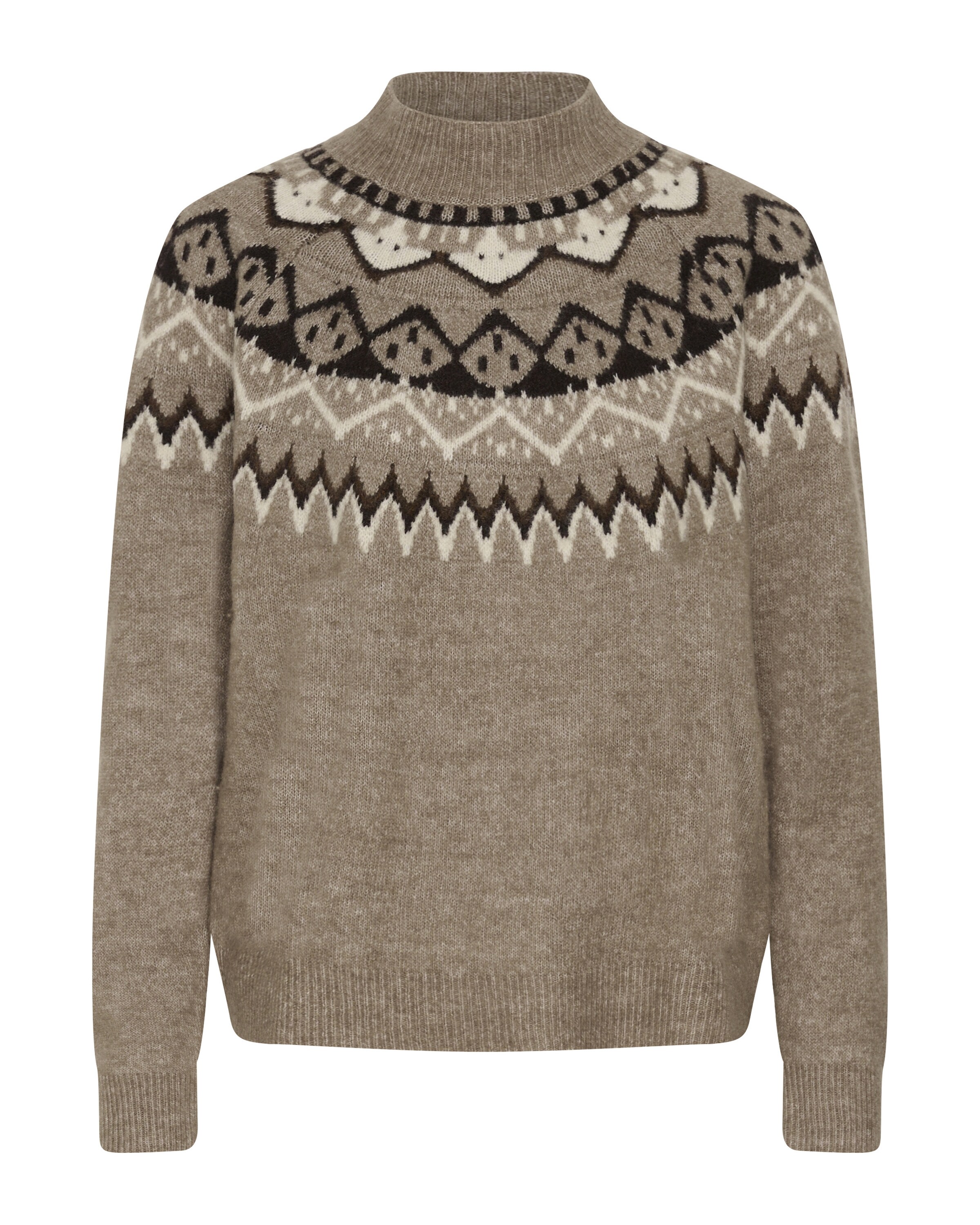 Pull-over 'CRCherrie' Cream en marron : devant