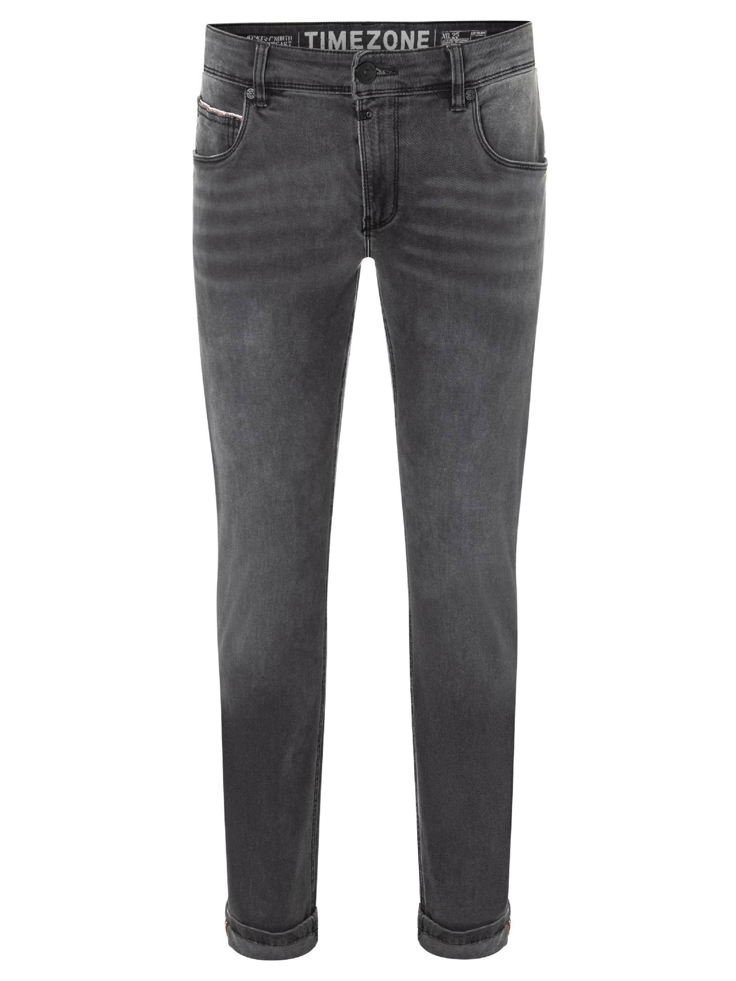 TIMEZONE Slimfit Jeans 'Scott' in Grau: Vorderseite