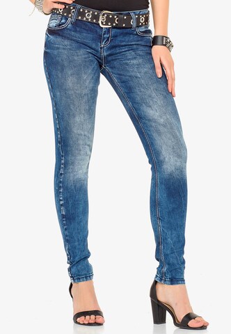 CIPO & BAXX Slimfit Jeans 'WD286' in Blau