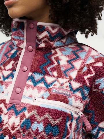 Pullover sportivo 'Helvetia II' di COLUMBIA in lilla
