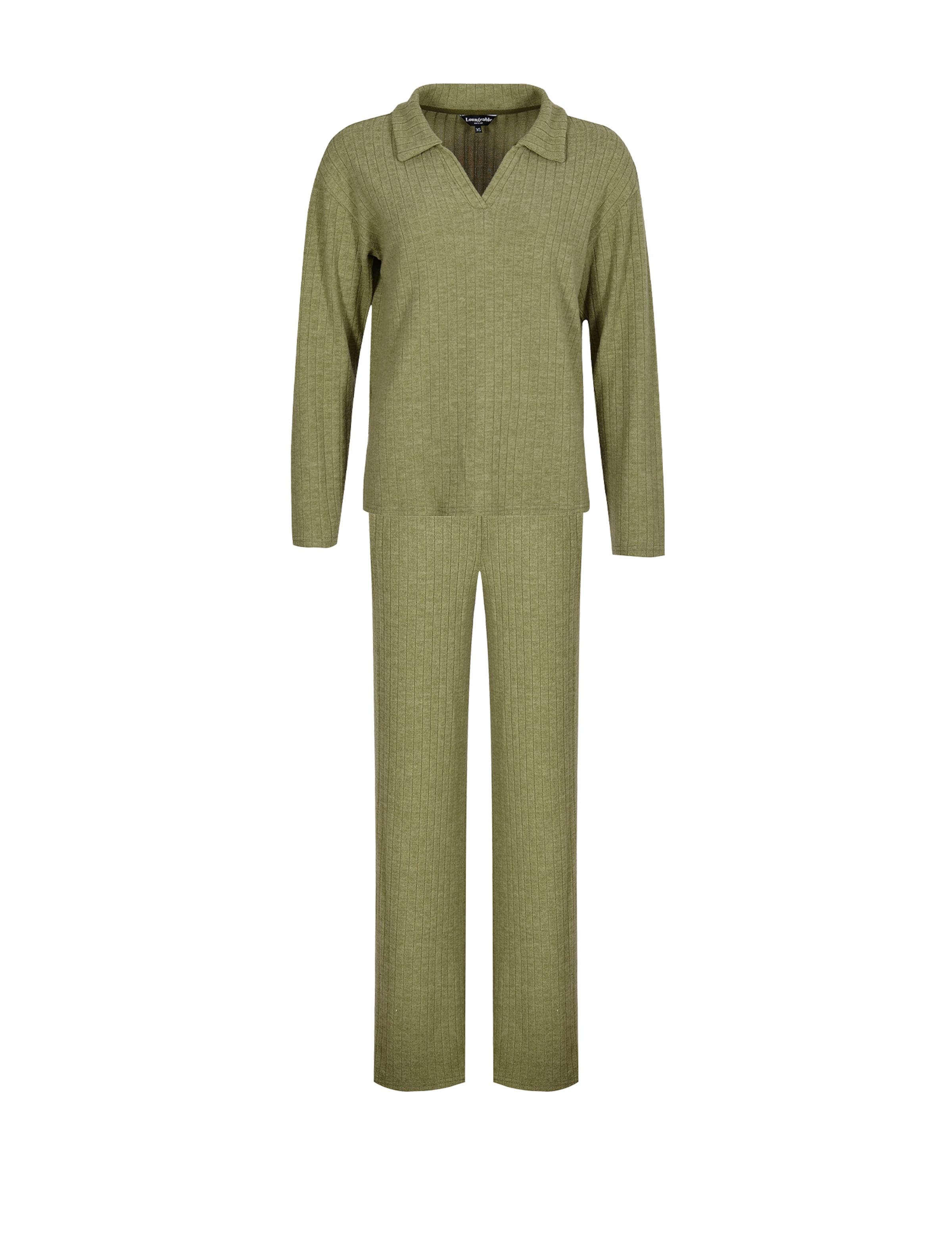 Loungeable Loungewear in Green: front
