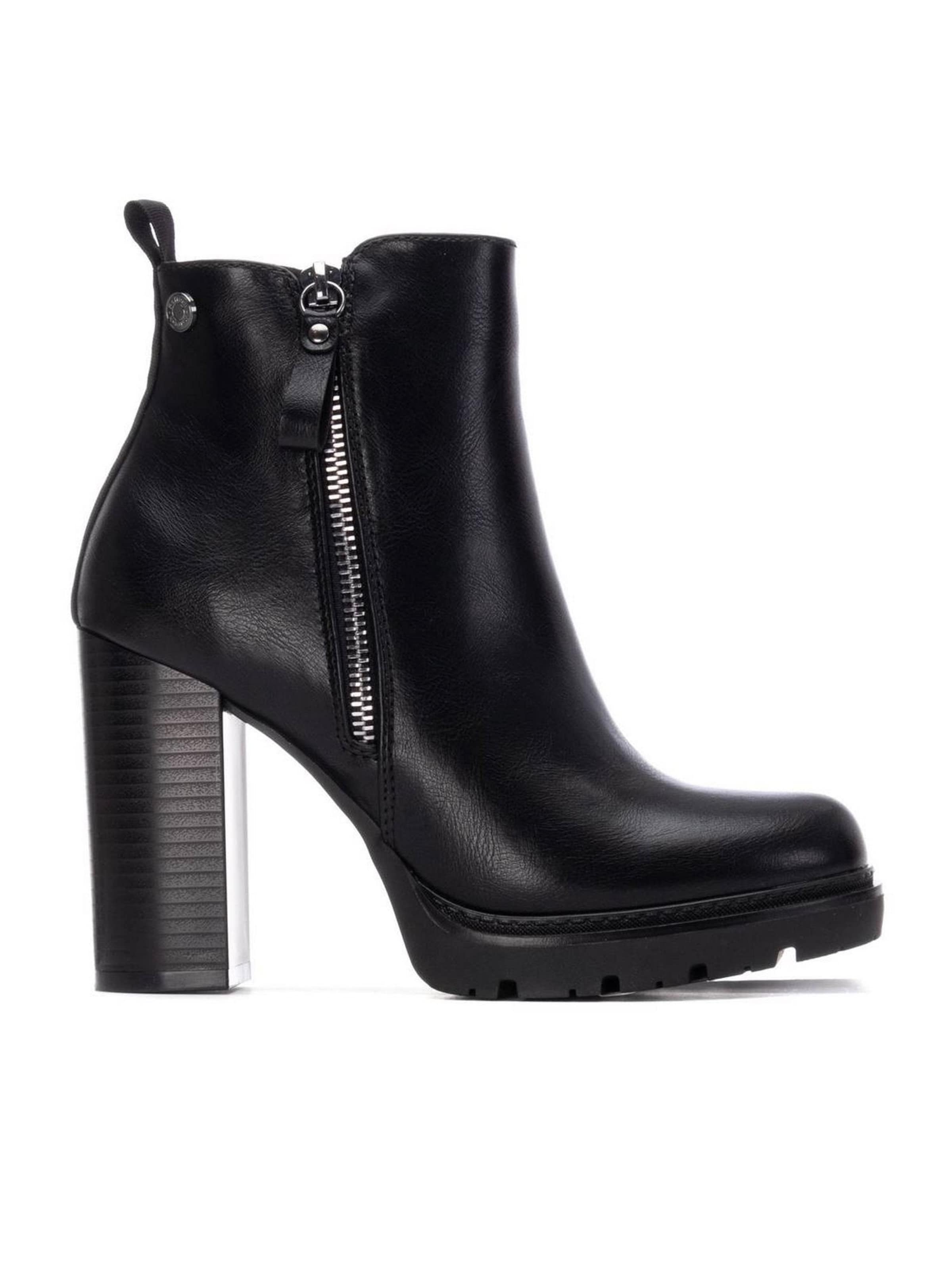 Boots 'Tronchetto Tacco Alto Donna - 172923' di Refresh in nero: frontale