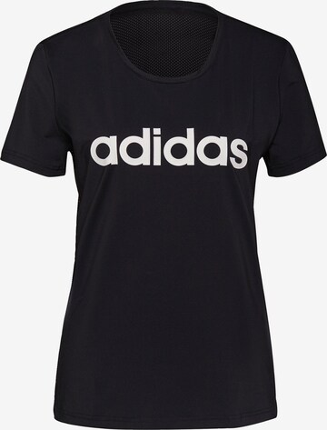 T-shirt fonctionnel ADIDAS PERFORMANCE en noir : devant