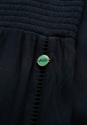 Superdry Wide leg Trousers in Blue