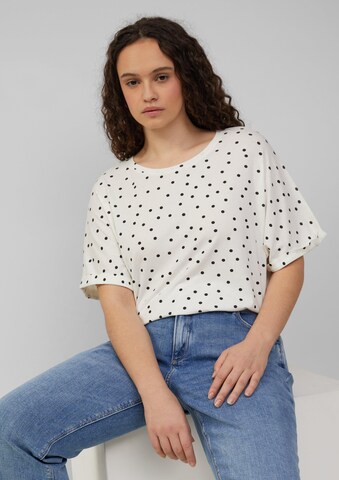 QS Shirt in Beige: Vorderseite