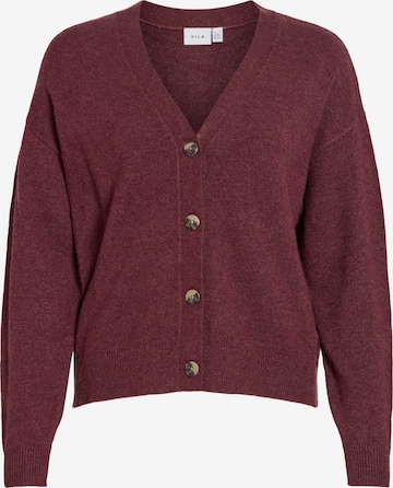 VILA Knit Cardigan 'VIRil' in Brown: front