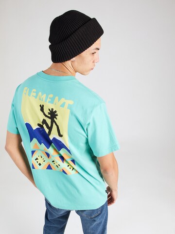 ELEMENT T-Shirt 'CONQUER' in Blau