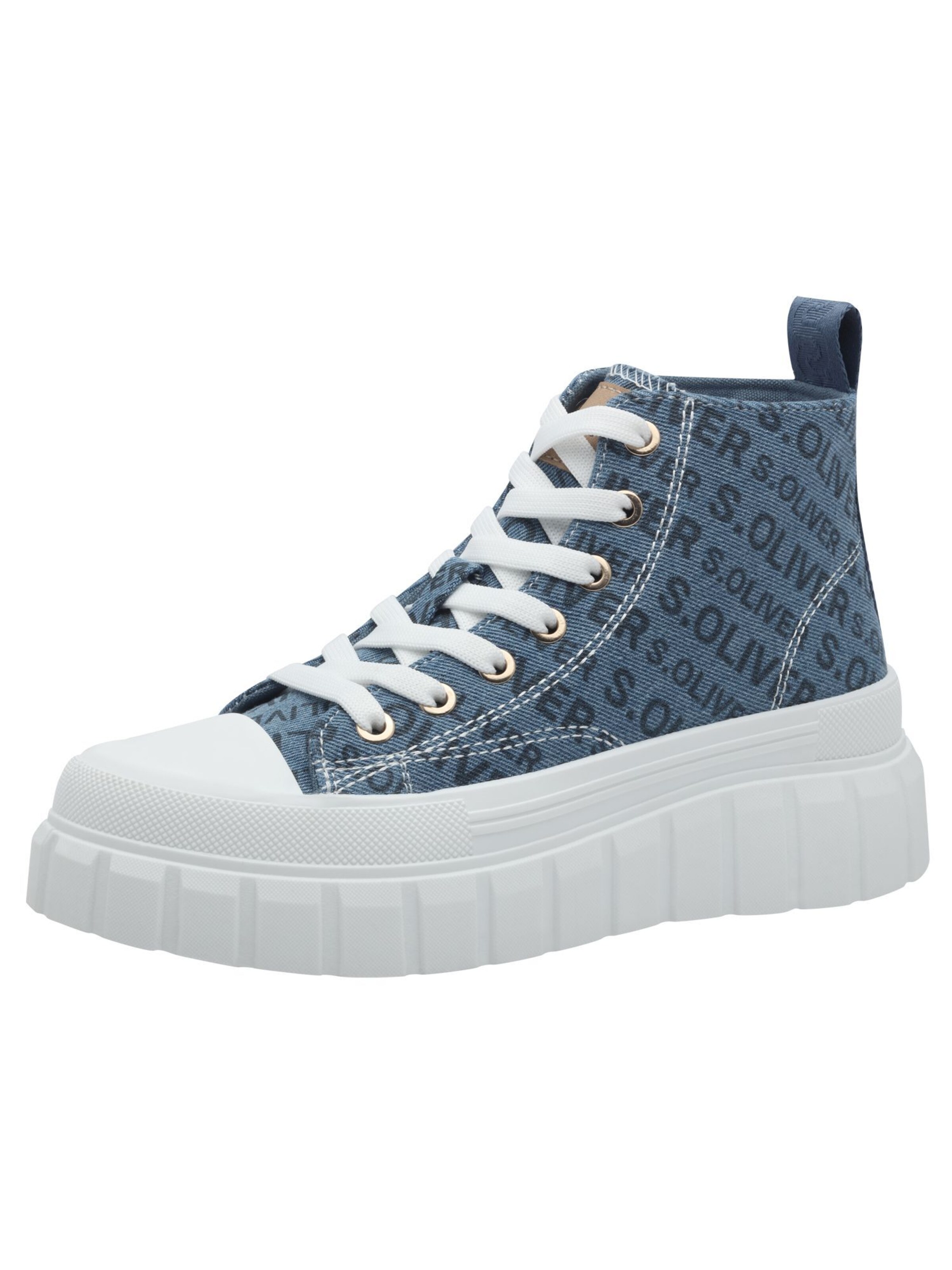 s.Oliver Sneaker in Blau: Vorderseite