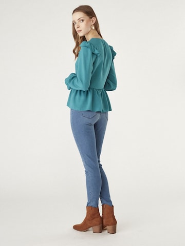 NAF NAF Blouse 'Homar' in Blauw