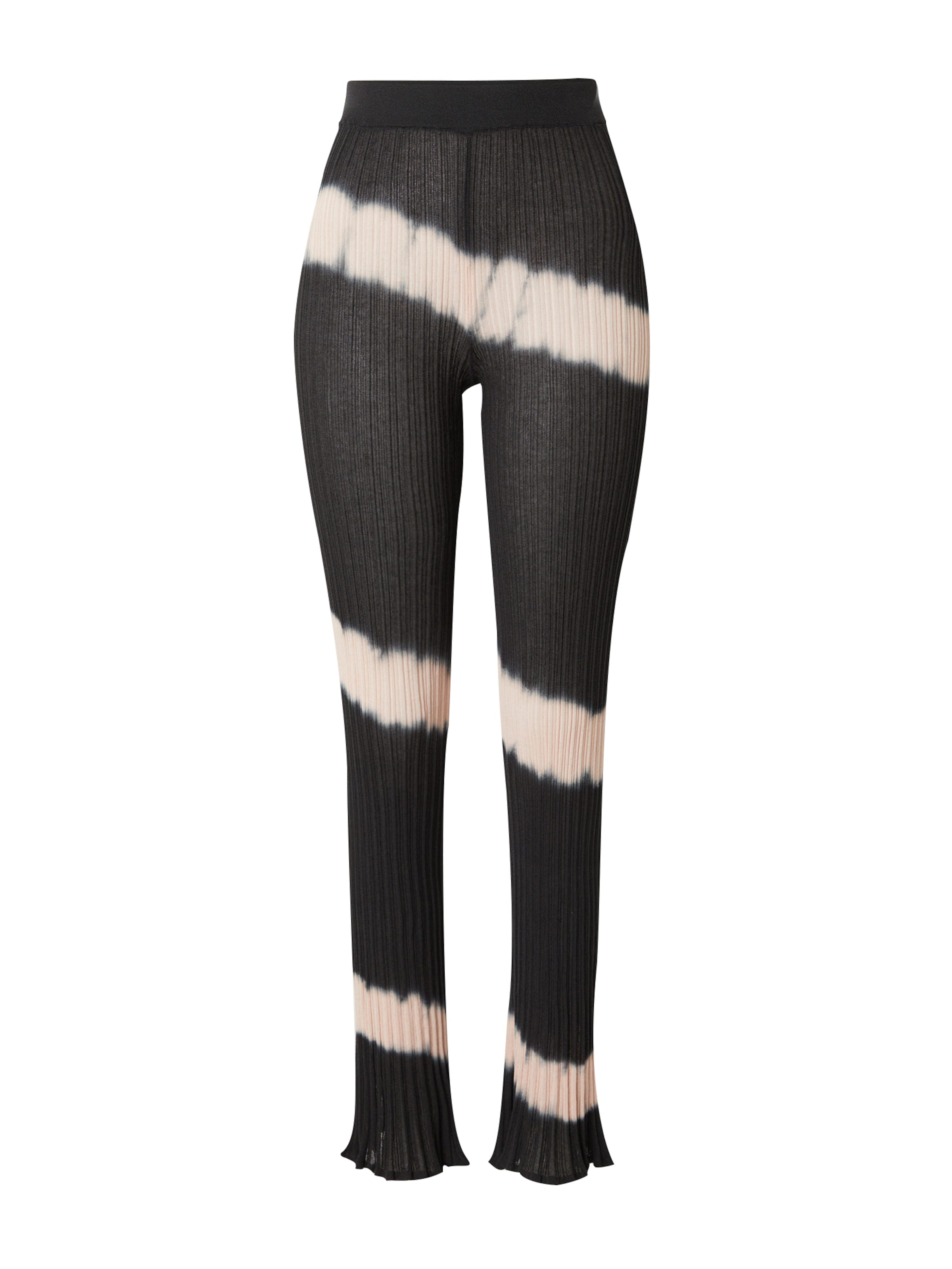 ABOUT YOU x Toni Garrn Rozšírený strih Nohavice 'Rebecca' - Čierna: predná strana