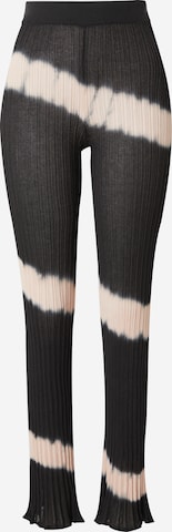Flared Pantaloni 'Rebecca' di ABOUT YOU x Toni Garrn in nero: frontale