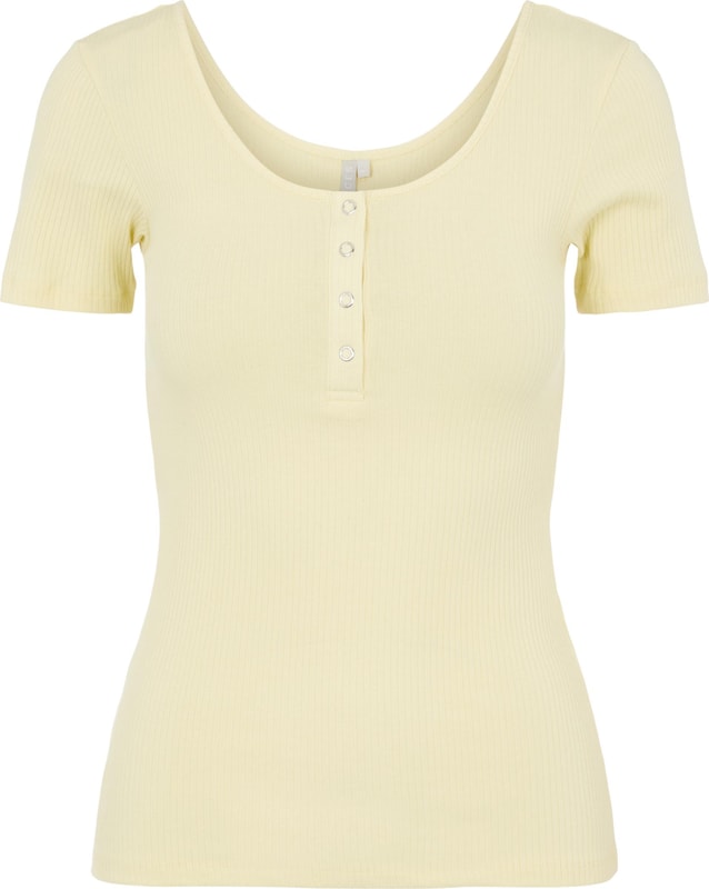 Pieces Petite T-Shirt 'Kitte' in Hellgelb Pieces Petite T-Shirt 'Kitte' in Hellgelb
