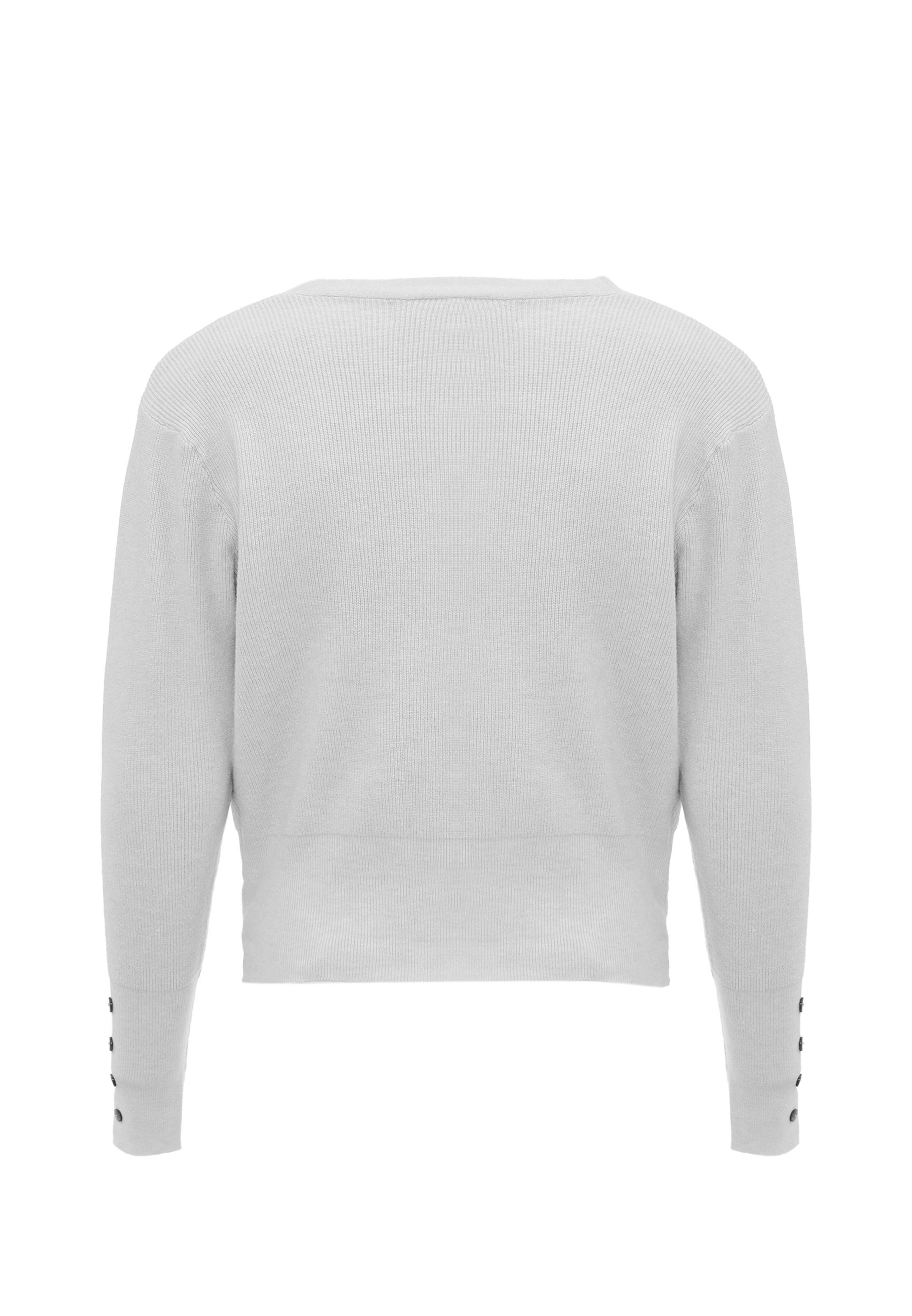 leo basics Strickjacke in Grau