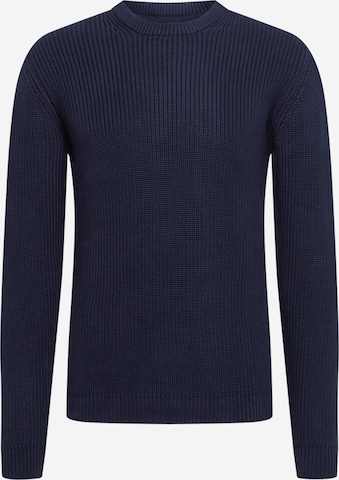 MELARegular Fit Pulover 'Ravi' - plava boja: prednji dio