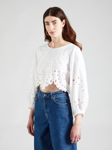 Free People Blouse 'OLEANDER' in Wit: voorkant