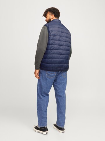 Gilet 'JJESPrint' di Jack & Jones Plus in blu