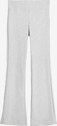 Bershka Pantalon en gris clair, Vue avec produit