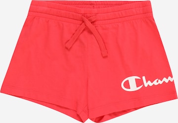 Pantaloni de la Champion Authentic Athletic Apparel pe roșu: față