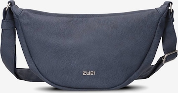 ZWEI Umhängetasche 'Mademoiselle' in Blau: Vorderseite