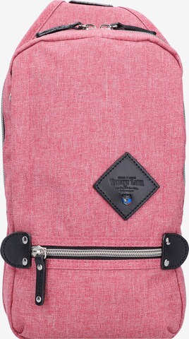 Harvest Label Crossbody Bag 'Takao ' in Pink: front