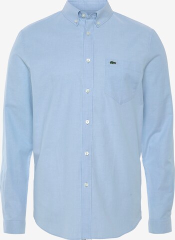 LACOSTE Business Shirt in Blue: front