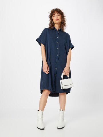 Monki Shirt Dress in Blue