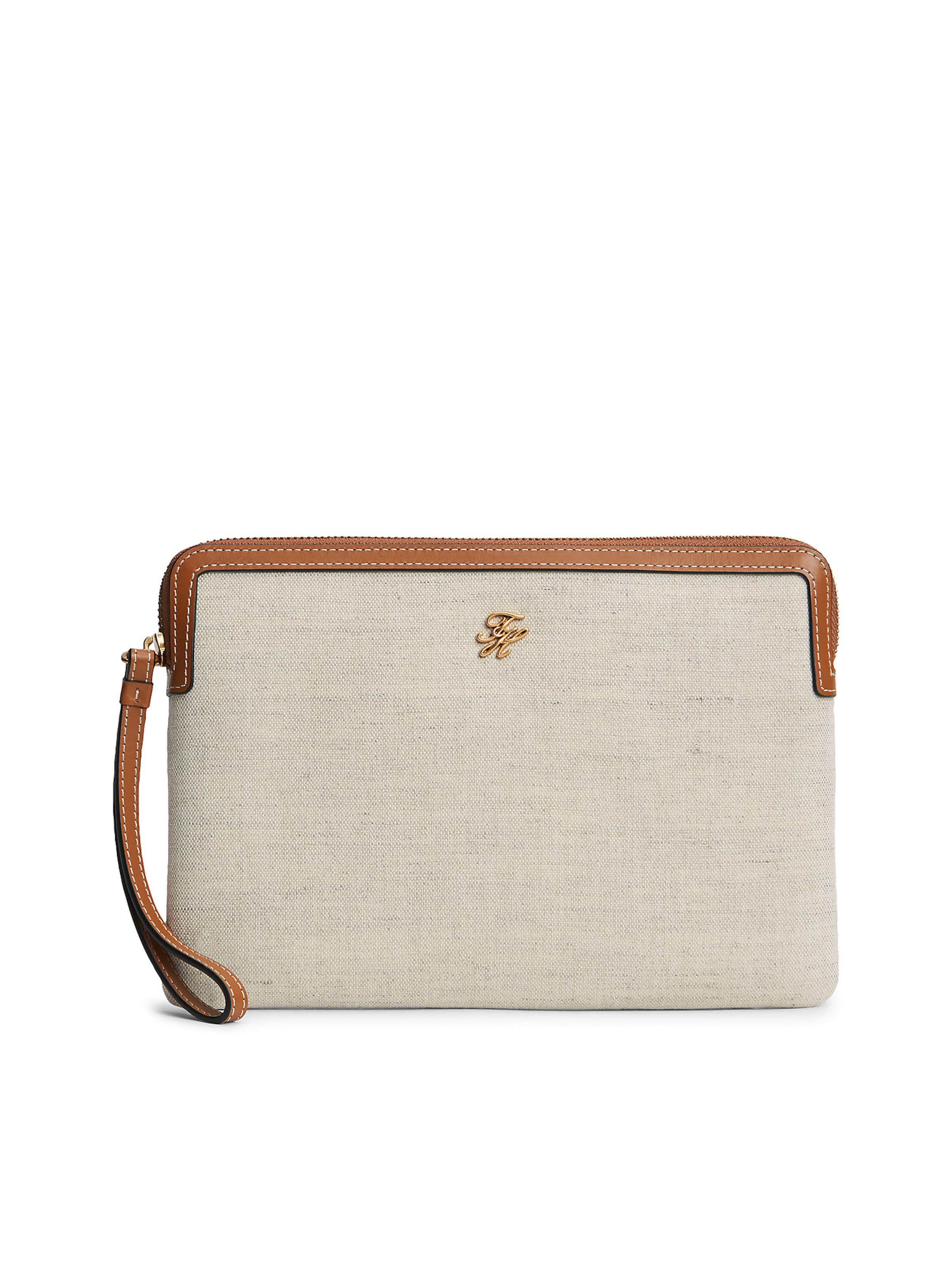 Étui TOMMY HILFIGER en beige : devant