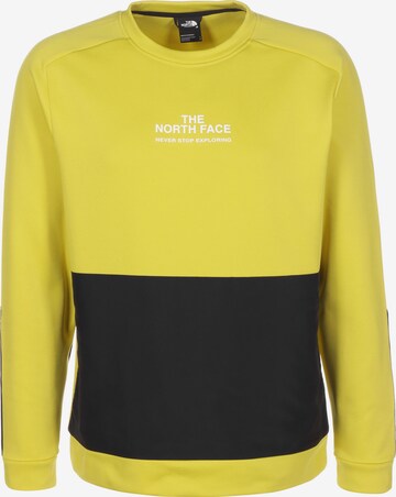 THE NORTH FACE Sportsweatshirt 'Mountain Athletic' in Gelb: predná strana