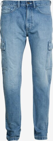 Marks & Spencer Regular Cargojeans in Blauw: voorkant