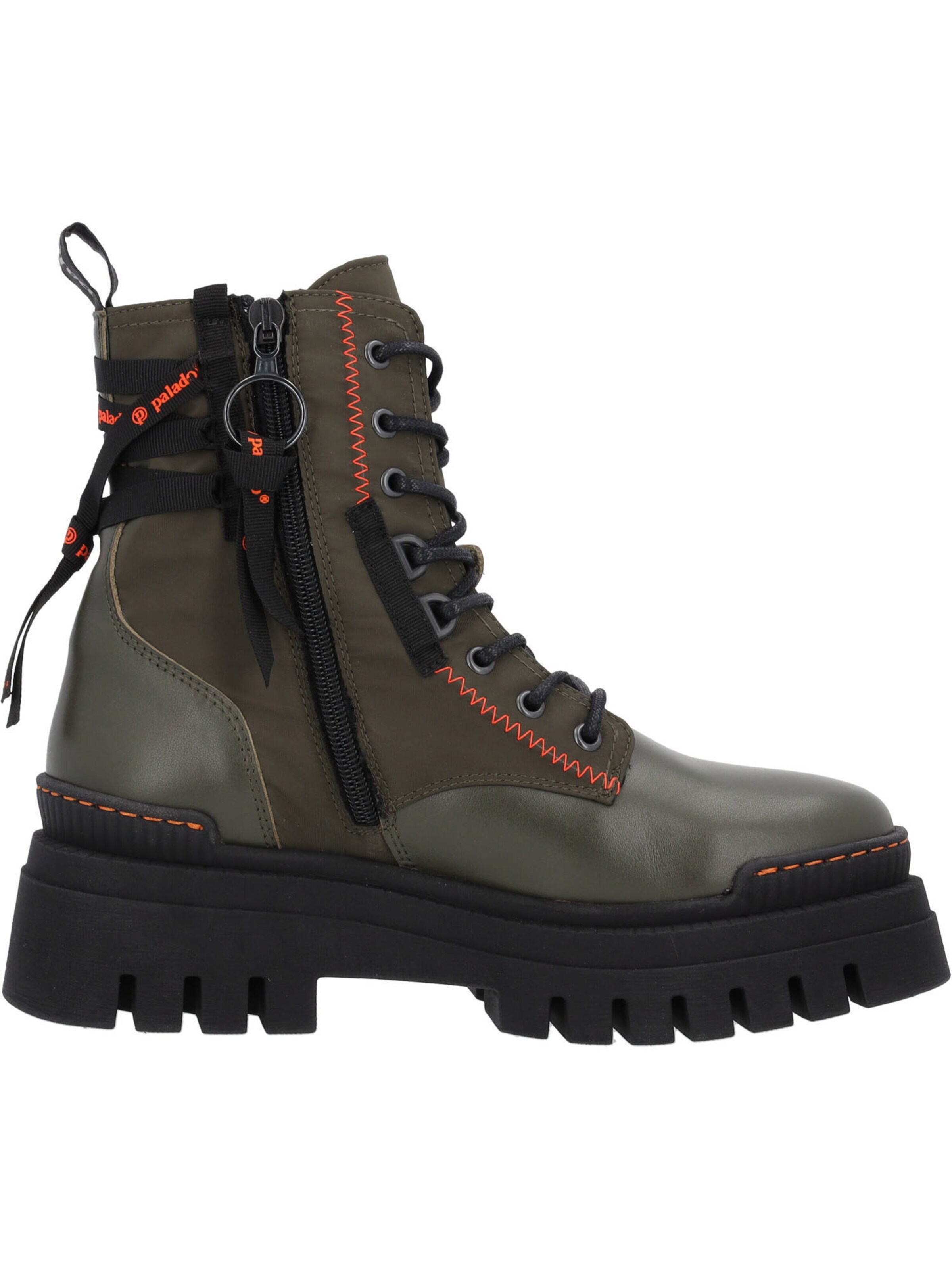 Palado Schnürstiefelette 'Serifos' in Grün