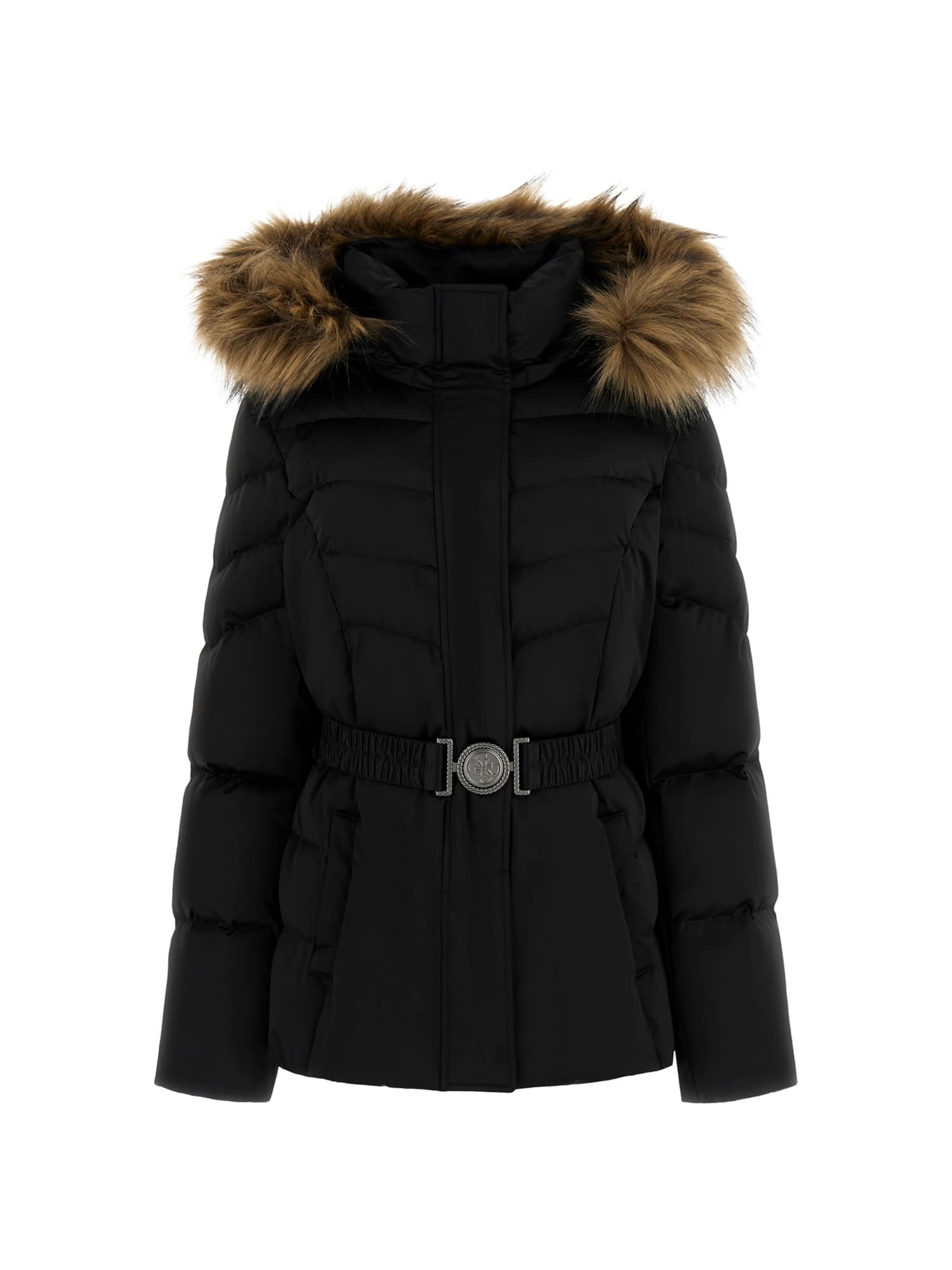 GUESS Funktionsjacke in Schwarz: Vorderseite
