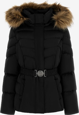 GUESS Funktionsjacke in Schwarz: Vorderseite